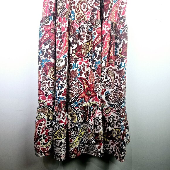 Brand of Gypsies BOG Collection Stretchy Strap Tiered Maxi Summer Dress, Sz M - Picture 11 of 11